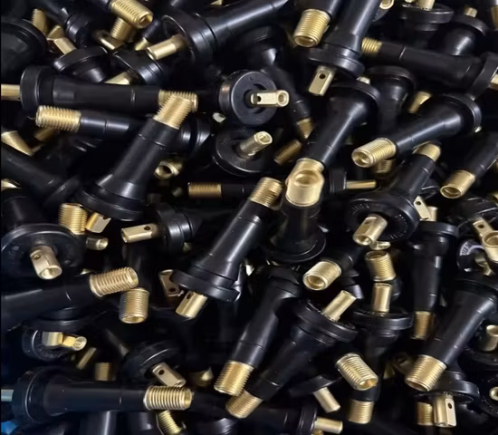 Tire Valve Stem Tubeless TPMS Valve Stem Silver Aluminum