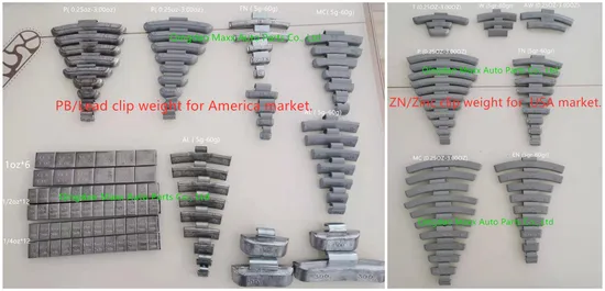 Good Price Lead Car Wheel Weight Clip on Pb Balance Weights Pb Balance Weights Adhesive Wheel Weight