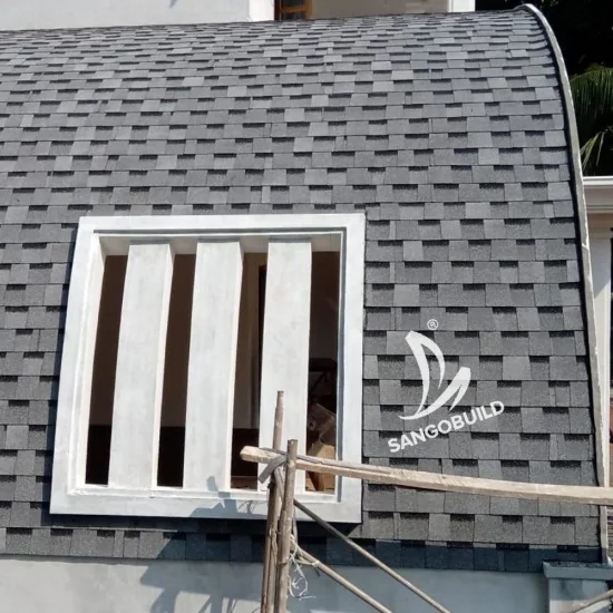 Fabricant de bardeaux d'asphalte en fibre de verre couche laminée de tuiles de toit en gros de matériaux de toiture